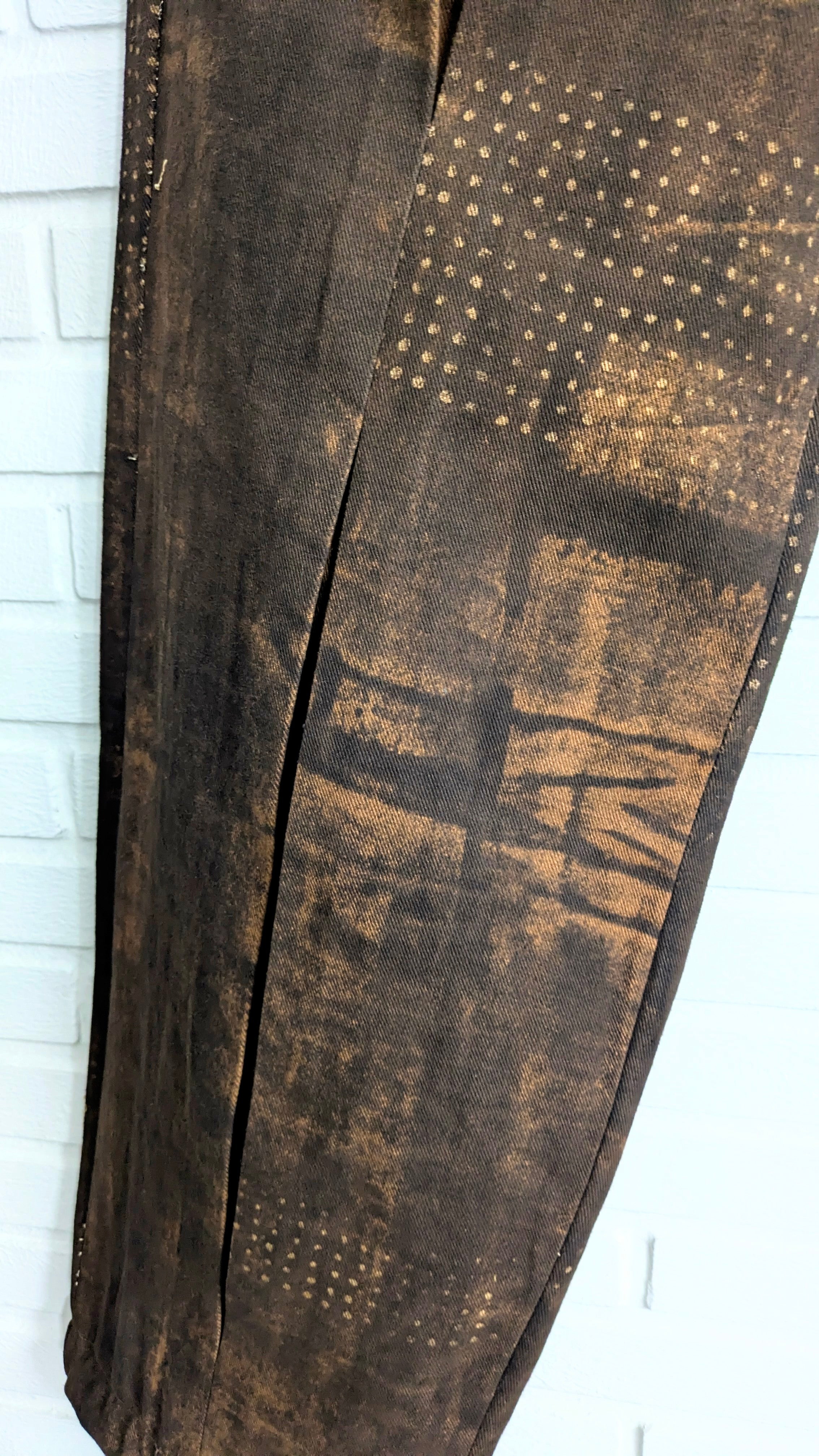Rusted Denim Pants