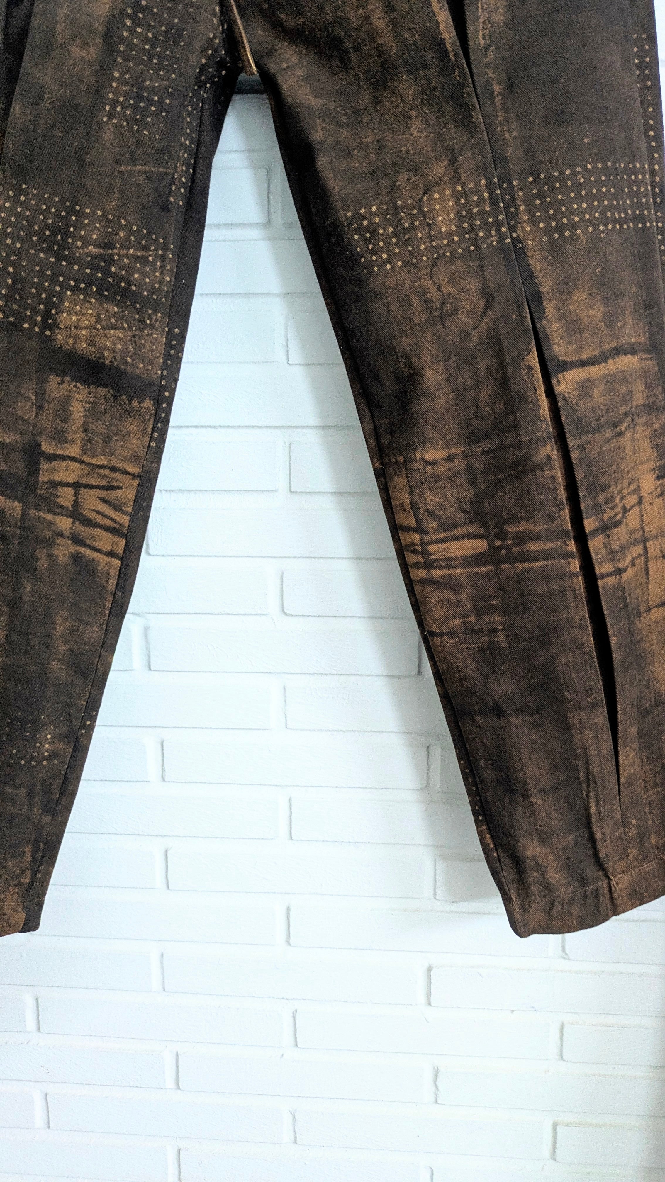 Rusted Denim Pants