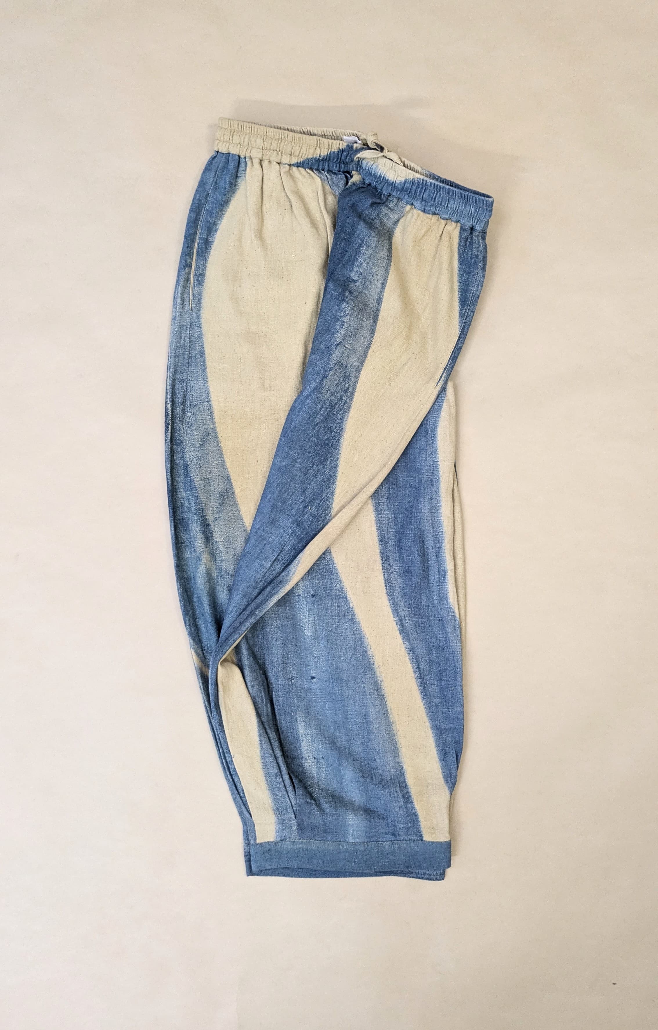 Hand Painted Indigo Pants