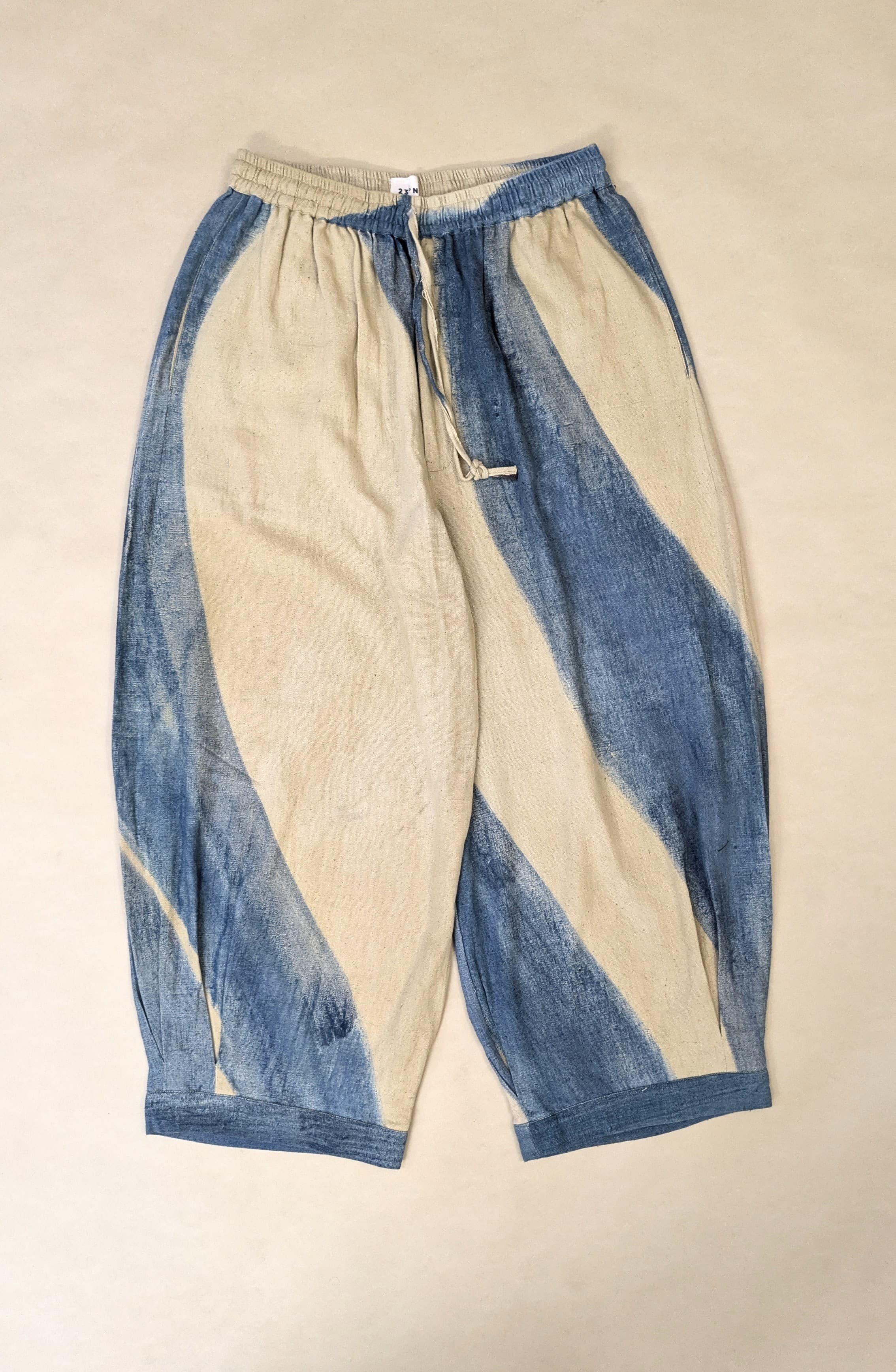 Hand Painted Indigo Pants